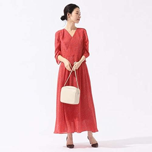 Amazon シップス レディース Ships For Women Little Black ドットプリントvネックショートスリーブワンピース パーティ用 レッド One Size ワンピース チュニック 通販