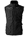 H2H Mens Casual Work Utility Hunting Travels Sports Vest with Multiple Pockets