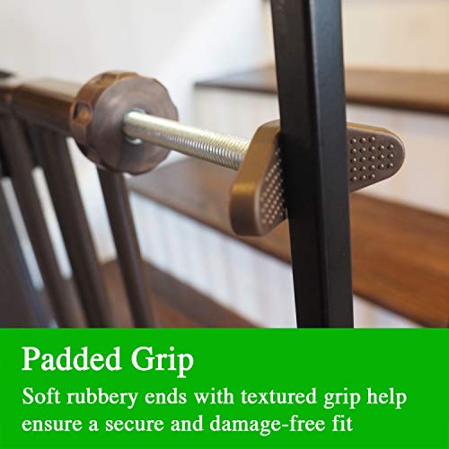 Baby Gate Guru Extra Long M10 (10mm) Stair Banister Adapter YSpindle Rods 2 Pack for Pressure