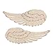 OTC White Metal Angel Wing Wall Decor Set of 2