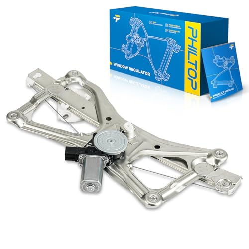PHILTOP Front Left Driver Side Power Window Regulator and Motor Assembly Compat…