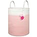 Solaya Tall Pink Cotton Rope Basket Storage 16