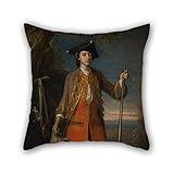 Loveloveu Pillow Covers 18 X 18 Inches / 45 By 45 Cm(each Side) Nice Choice For Teens,wife,dance Room,teens,kids Boys,bedroom Oil Painting Philippe Mercier - Sir Edward Hales, Baronet, Of Hales Plac