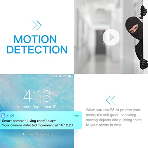 Baby Monitor Camera, Taococo IP Camera Wireless 1080P HD Home Security Camera for Baby Elder Pet Dog Monitor with Pan/Tilt Two-Way Audio,Night Vision,Motion Detection and Phone App Remote Control - Thumbnail 5