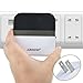 ABLEGRID® Portable Wireless Doorbell with 900-feet, 52 Chimes, IP44 Waterproof Transmitter, 4-Level Volume with LED Indicator Doorbells, No Batteries Required for Receiver ( FX-B7 )