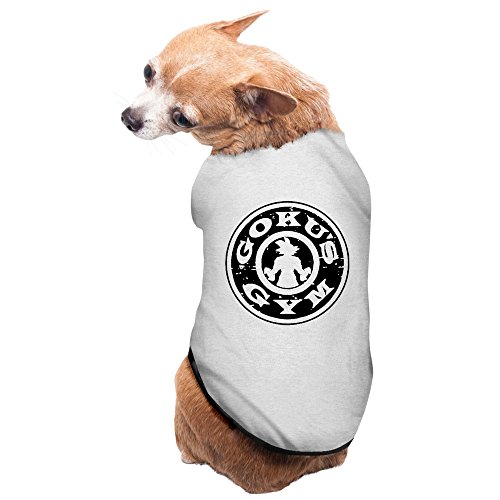 Gray Goku's Gym Dragon Ball Z Workout Premium Pet Supplies Dog Hoodies Pet Costumes For Dogs