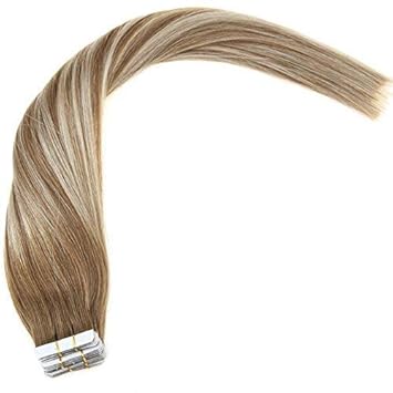 Amazon Com Youngsee 22 Tape In Hair Extensions Remy Human Hair