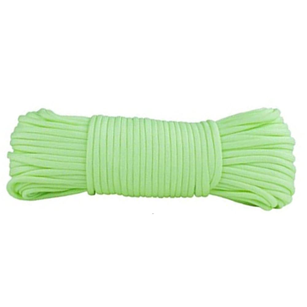 West Coast Paracord Glow in The Dark | 7 Strand Type III 550 Paracord | 100% Nylon | 10, 25, 50, 100ft Lengths | 8 Colors