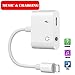 Jack Headphone Adaptor Charger Compatible with iPhone 8/8 Plus /7/7 Plus/iPhone X/XS/XS Max/XR Earphone Adapter Headphone Aux Audio & Connector Cable Support iOS 11 Later