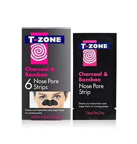 T-ZoneCharcoal & Bamboo Nose Pore 6 Strips