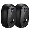 KATTCAM Security Camera Outdoor Wireless, Surveillance Rechargeable Battery-Powered WiFi 1080P Camera , PIR Motion…