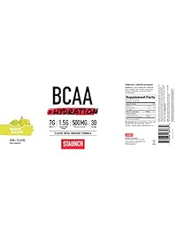 Staunch BCAA + Hydration Powder 30 Servings - Recuperación e Hidratación de Agua de Coco...