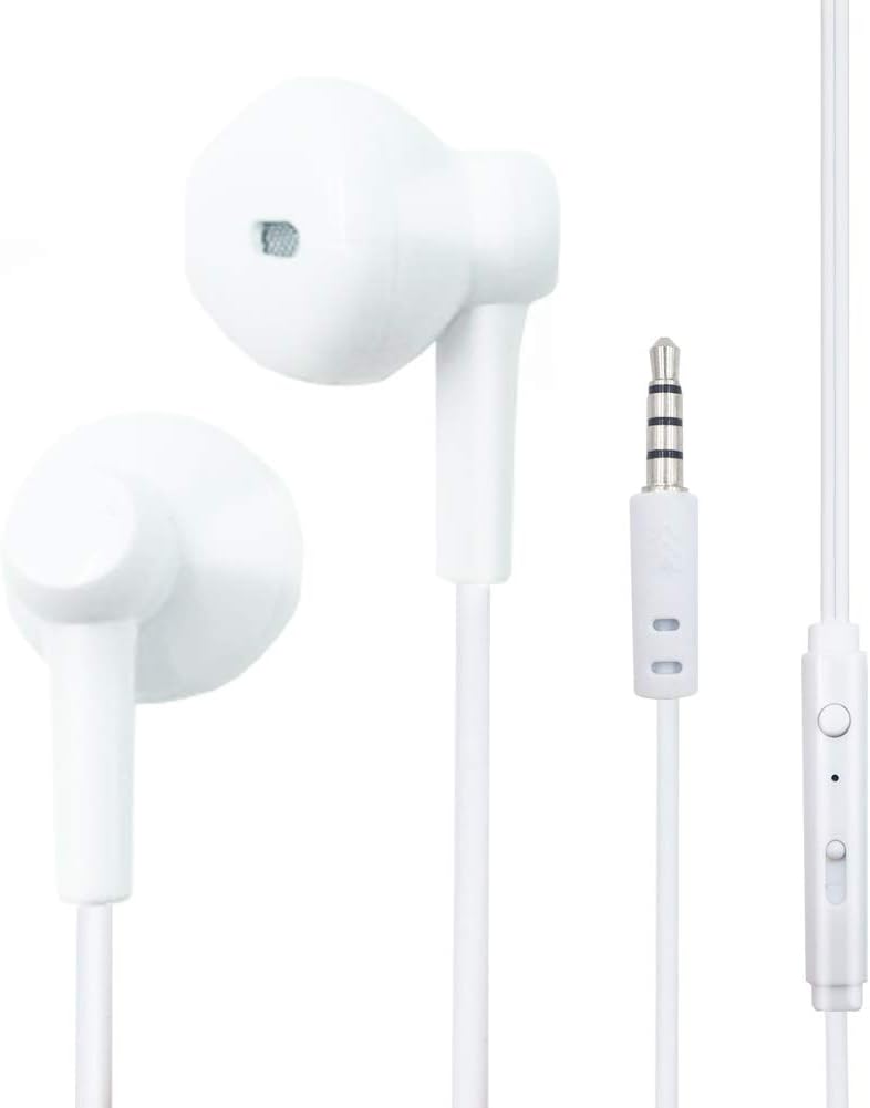 ExtraStar Wired Earphones with Mic, In-Ear Headphones with High Definition, Pure Sound, Powerful Bass for Smartphones…