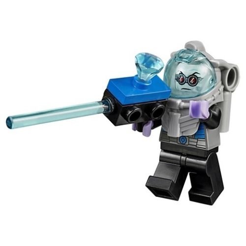 LEGO DC Super Heroes Minifigure - Mr. Freeze with Ice Ray Gun Jewel (10737)