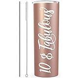 10 & Fabulous 20 Oz Stainless Steel Rose Gold