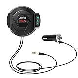 LENOGE 4.1 FM Wireless Bluetooth Transmitter Car Kit with USB Fast Charging Port