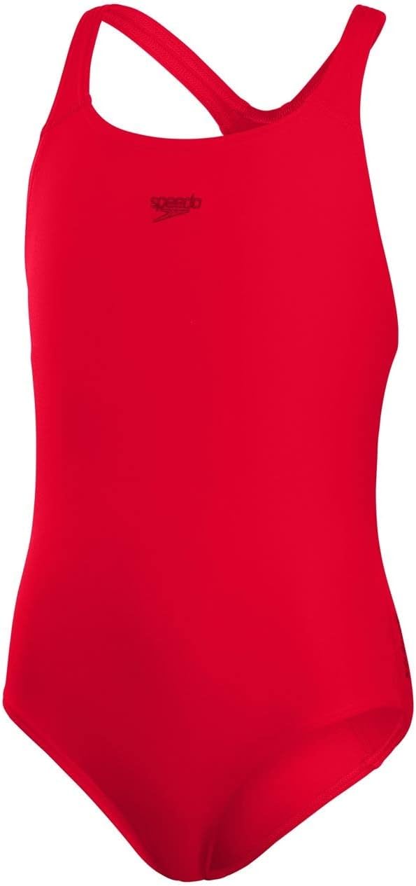 Speedo Girls Eco Endurance+ Medalist Swimsuit Chlorine Resistant 50% Recycled