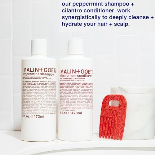 Malin + Goetz Shampoo – Clarifying, Unisex Natural Shampoo to Cleanse & Hydrate, Scalp Treatment Nourishes and Restores Healthy Texture for All Hair Types, Vegan and Cruelty-Free