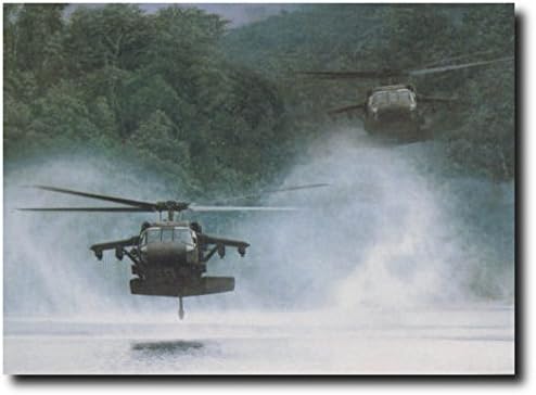 Planejunkie The Riverhawks by Dru Blair - Sikorsky UH-60 Blackhawk - Aviation Art Print - A/P