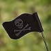 Mew Black Jolly Roger Pirate Flag Car Antenna Pen Topper Aerial Ball Decor Toy