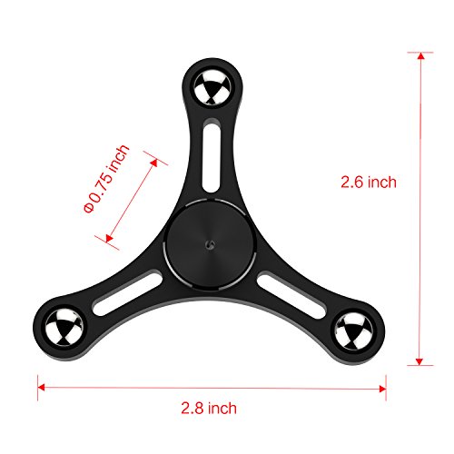 Fidget Spinner Finger Toy Aluminum, Best Novelty Spinning Top for 
