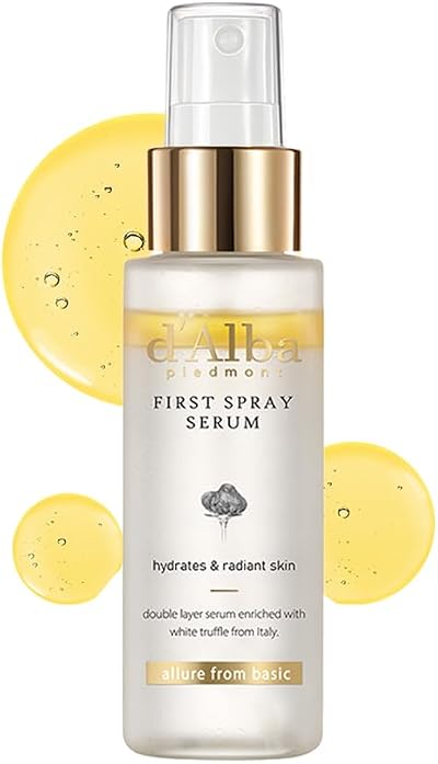 d'alba Piedmont First Spray Serum 50ml Korean Vegan Hydrating Face Mist Glow