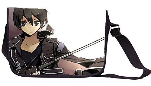 Siawasey Sword Art Online Anime Kirigaya Kirito Messenger Bag Backpack Shoulder Bag - Image 42