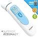 【2019 Updated】TEIBAKY Thermometer for Fever Forehead and Ear Thermometer Baby, Kid and Adult LED Display Accurate Reading with Fever Indicators Medical Thermometer Professional Certification