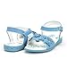 DREAM PAIRS SODA Girl's Cute Flower Toe Easy Strap Closure Spring/Summer Sandals