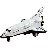 KiNFUN NASA Space Shuttle, 5 inch, Die Cast Metal Pullback Action Toy Model