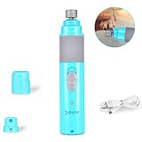 Dog Nail Grinder, Pets Electric Rechargeable Nail Trimmer Clipper for Large Medium Small Dogs Cats, Gentle and Painless Paws Grooming, Trimming, Shaping, Smoothing By I-pure items