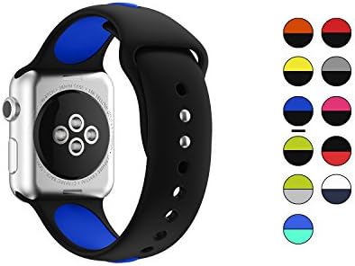 Apple Watch Band, Enow Adjustable Comfortable Replacement Soft Silicone Wristbands for Apple Watch 2015 &amp; 2016 All Models
