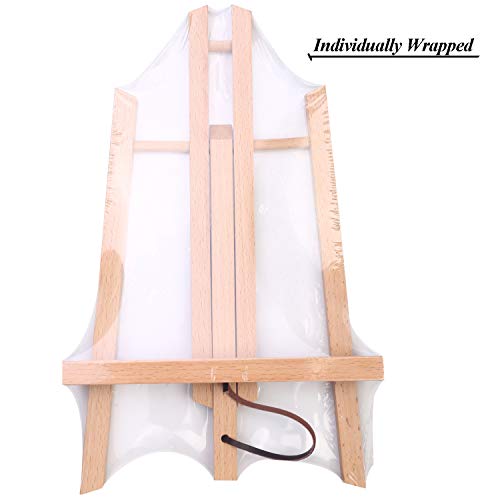 11" Tall Tabletop Easel - ATWORTH Small Wood Easel Painting Display Easel, Pack of 12
