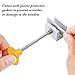 Resinta 8 Pack Adjustable Sliding Window Locks Stop Door Frame Security Locks