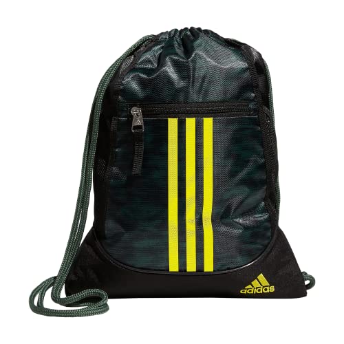 adidas Alliance II Sackpack Discontinued, Static Wash Green Oxide