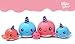 Ibloom Millie The Whale Cute Animal Slow Rising Squishy Toy (Light Pink, Peach Scented, 8 Inch) [Kawaii Squishies for Birthday Gift Boxes, Party Favors, Stress Balls for Kids, Girls, Boys, Adults]