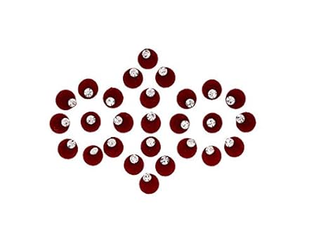 BEAUTY GOLD Crystal Diamond Skin Safe Bindi - {Multicolour}