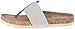 Skechers Cali Women's Granola Shimmer Chic Flip Flop, Natural, 7 M US
