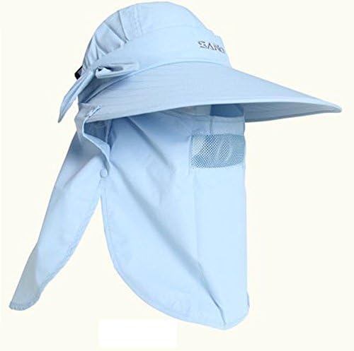 Jiang Bo Summer Womens Mens Sun Protection Windproof Fishing Cap Neck Face Mask Flap Hat Jb007