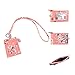 wonderful flower Id Case and Lanyard (015 Zip ID Peach)