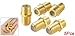 uxcell 5 Pcs F-Type Female to Female Coaxial Coupler Adapter Connector