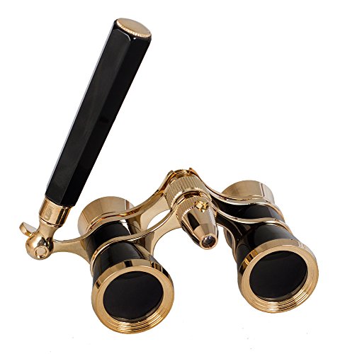 Levenhuk Broadway 325N Opera Glasses (Black Theater Binoculars with LED Light and Extendable Handle) - Thumbnail 6