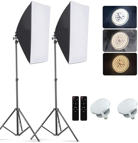 Gluckluz Photography Studio Softbox Photo Lighting Box Kit x