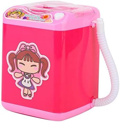 Mini Washing Machine, Mini Portable Simulation Washing Machine for Make up Brushes with Dehydration Function