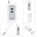 Walmeck Smart Home 433Mhz RF DC 12V 2CH Learning Code Wireless Remote Control Switch Relay Receiver Transmitter Universal Remote Switch System and Long Range 500M RF Transmitter Remote Controls 1527