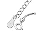 925 Sterling Silver Shiny Sexy Lucky Butterfly Anklet Ankle Bracelets Chain Beach Girl (Butterfly)