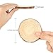 Natural Wood Slices Predrilled with Hole 30 PCS 2.75