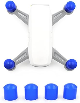 Motor protection cover Protective Cap Shell Guard Case for DJI Spark Drone (Blue)