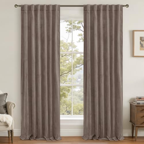LAMIT Truffle Velvet Curtains