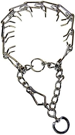 Saiger Dog Prong Training Collar with One-Handed Quick Release Snap